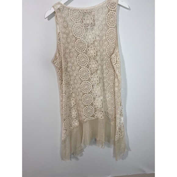 Johnny Was Cream Lace Blouse - Picture 3 of 8